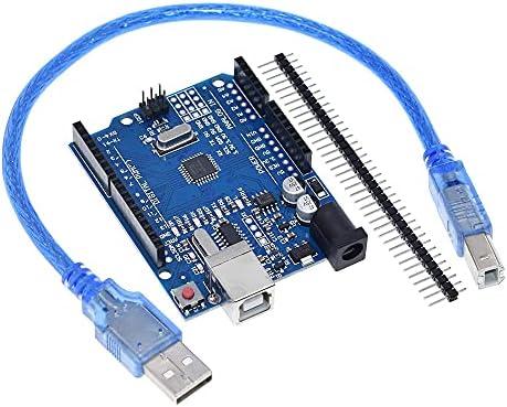 Arduino UNO - R3 ATmega328P CH340 Development Board with USB Cable with Straight Pin Header