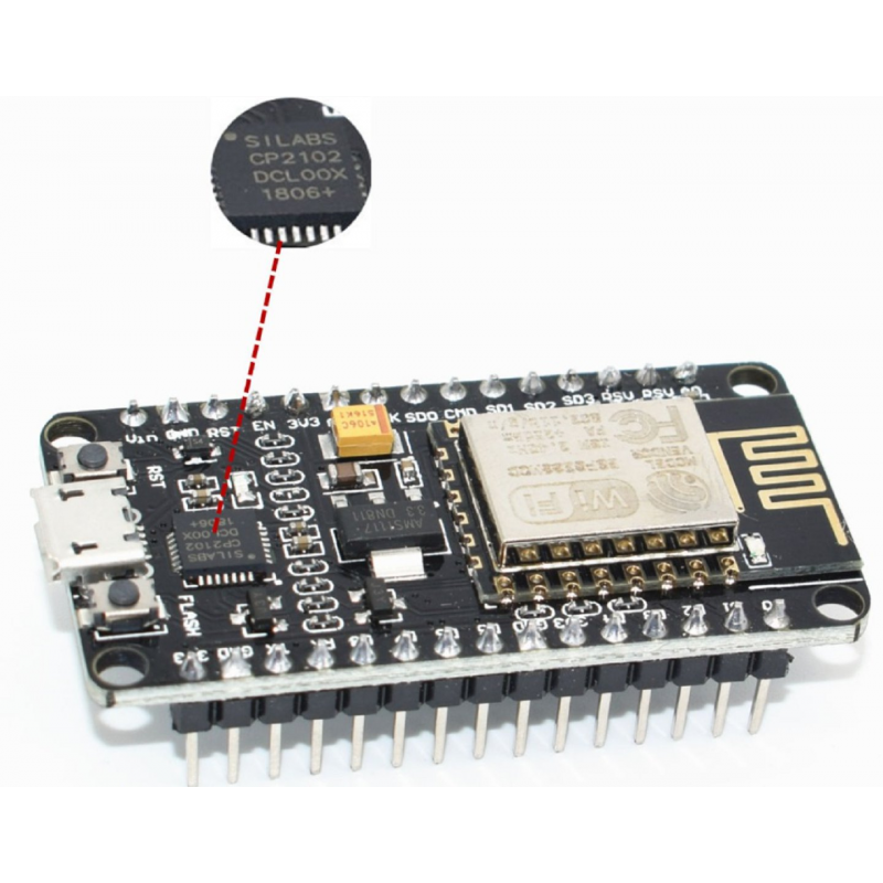 7A6 NodeMCU board ESP8266 WiFi module CP2102 Micro/Type-c