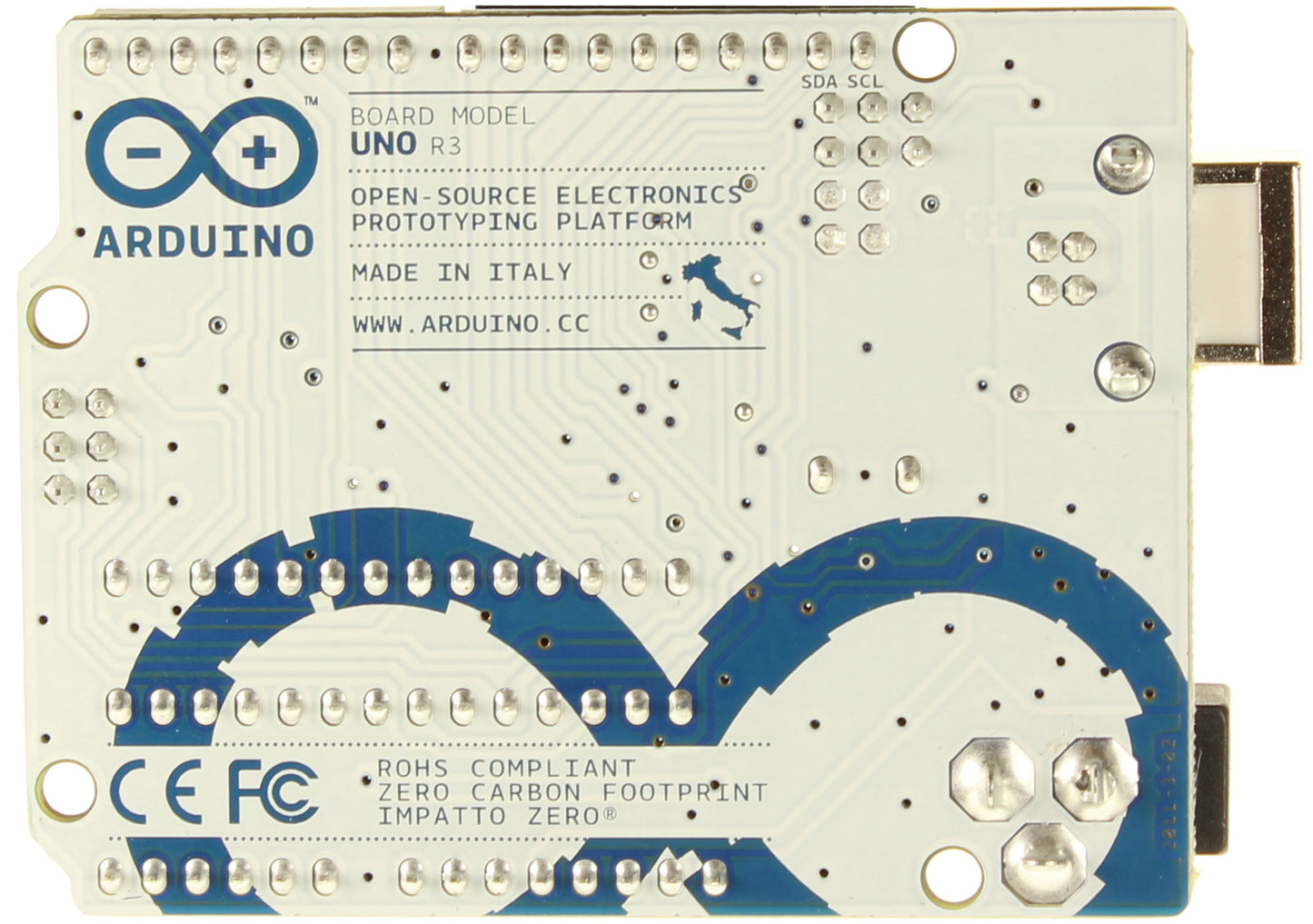 3B1 Arduino UNO R3 with blue cable