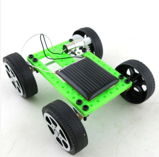 D77 STEM Education Kits #40 DIY Mini Solar Panel Powered Toy Car