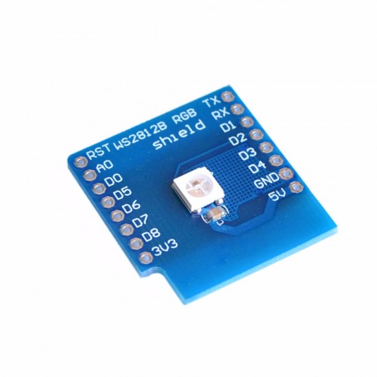 2C15C0003  WS2812B RGB SHIELD for WeMos D1 mini