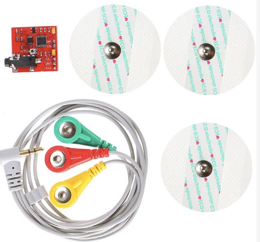 DIY EMG Muscle Signal Sensor Kit With Professional EMG Cable