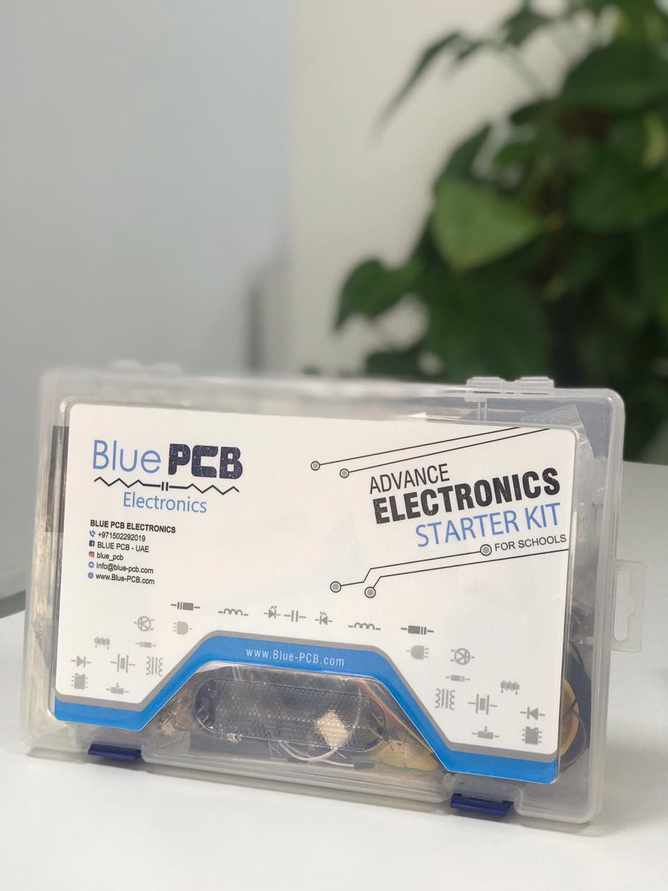 Blue PCB ADVANCE Electronic starter kit