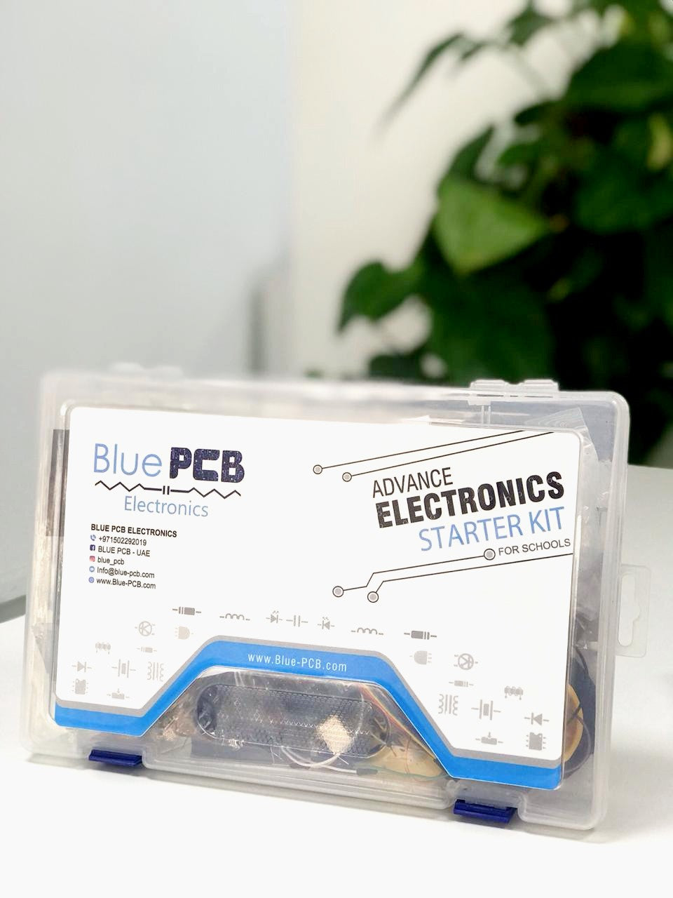 Blue PCB ADVANCE Electronic starter kit