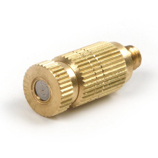 D5G  4mm Male Threaded Brass Misting Fogging Nozzle Spray Sprinkler Head Irrigation Cooling